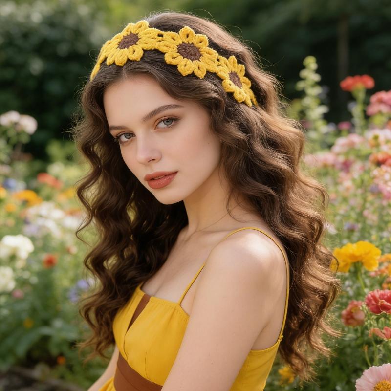 Travel Accessories Hawaii - Вязаная повязка на голову с гавайскими