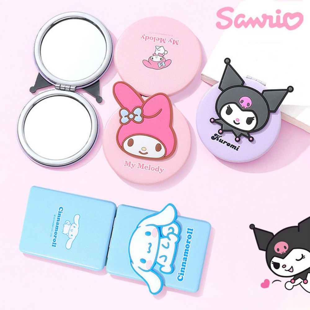 Travel Accessories Needed - Оригинальное складное двустороннее зеркало Sanrio Cinnamoroll