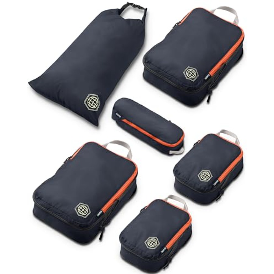 Travel Packing Cube - Компрессионные упаковочные кубики для путешествий, набор