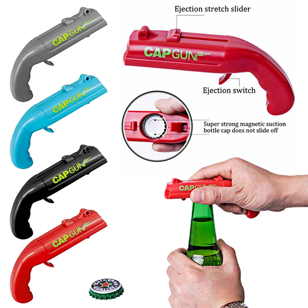 Travel Kitchen Accessories - Открывалка для бутылок в виде пистолета,