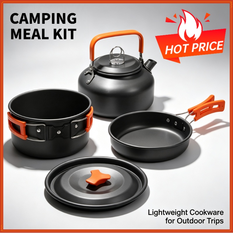 Travel Kitchen Accessories - Набор для кемпинга: походная посуда, дорожная