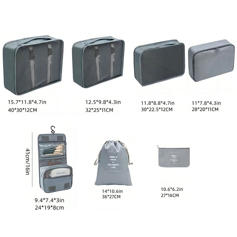 Набор органайзеров для путешес – обзор и цена Travel Accessories Packing Cubes