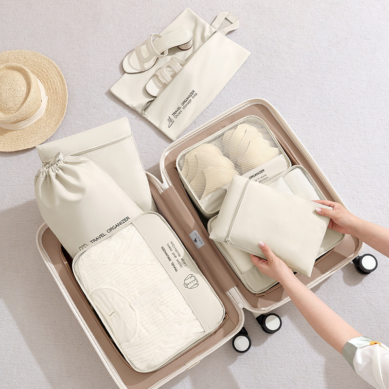 Набор из 6 органайзеров для пу – обзор и цена Travel Accessories Packing Cubes