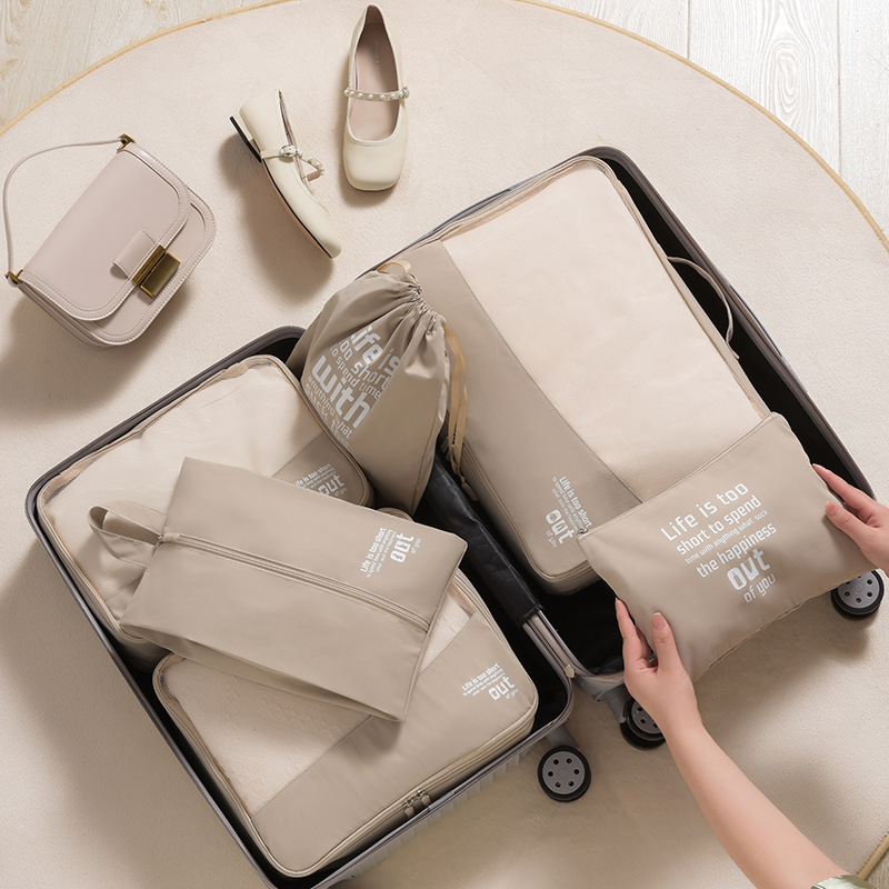 Набор из 6 органайзеров для пу – обзор и цена Travel Accessories Packing Cubes