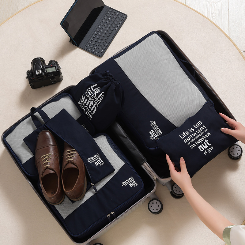 Набор из 6 органайзеров для пу – обзор и цена Travel Accessories Packing Cubes