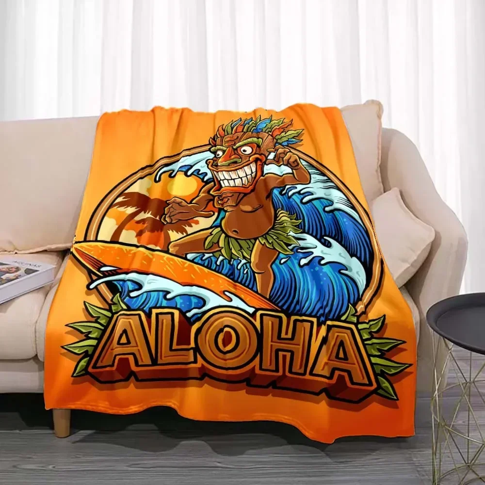 Плед из фланели в стиле Тики-б – обзор и цена Travel Accessories Hawaii