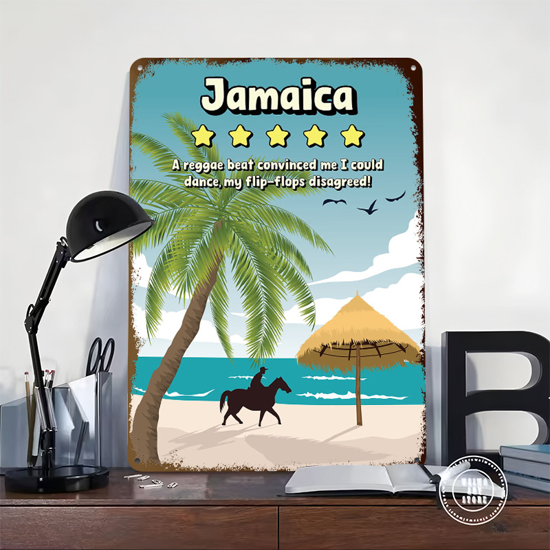 Металлический постер с забавны – обзор и цена Travel Accessories For Jamaica