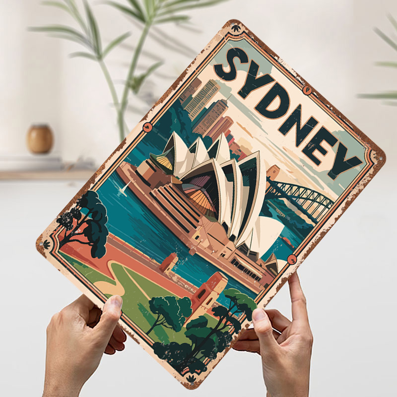 Металлическая винтажная таблич – обзор и цена Travel Accessories Sydney