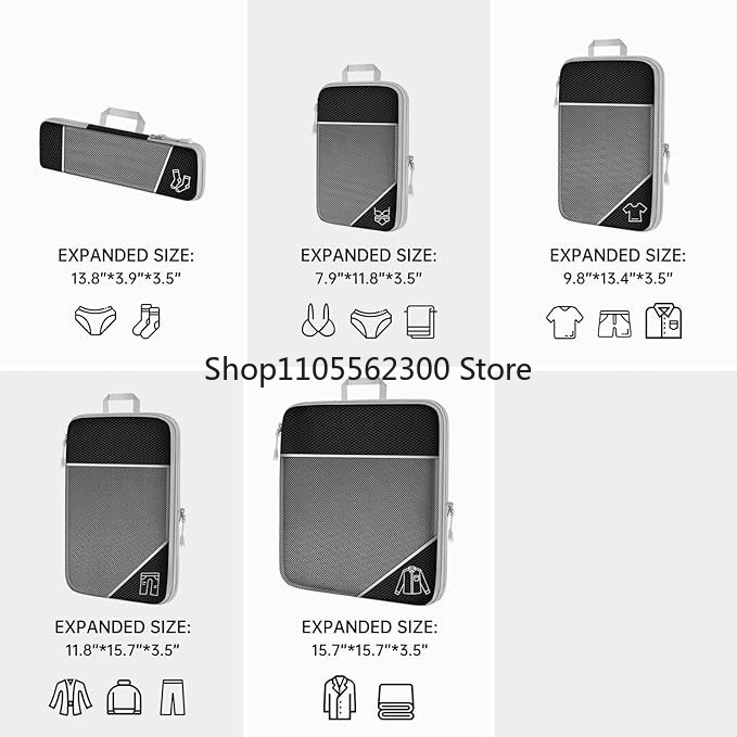 Набор компрессионных упаковочн – обзор и цена Travel Accessories Packing Cubes