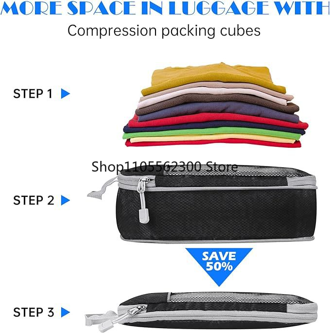Набор компрессионных упаковочн – обзор и цена Travel Accessories Packing Cubes