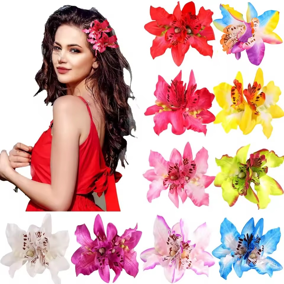 2 шт., заколки для волос с цве – обзор и цена Travel Accessories Hawaii
