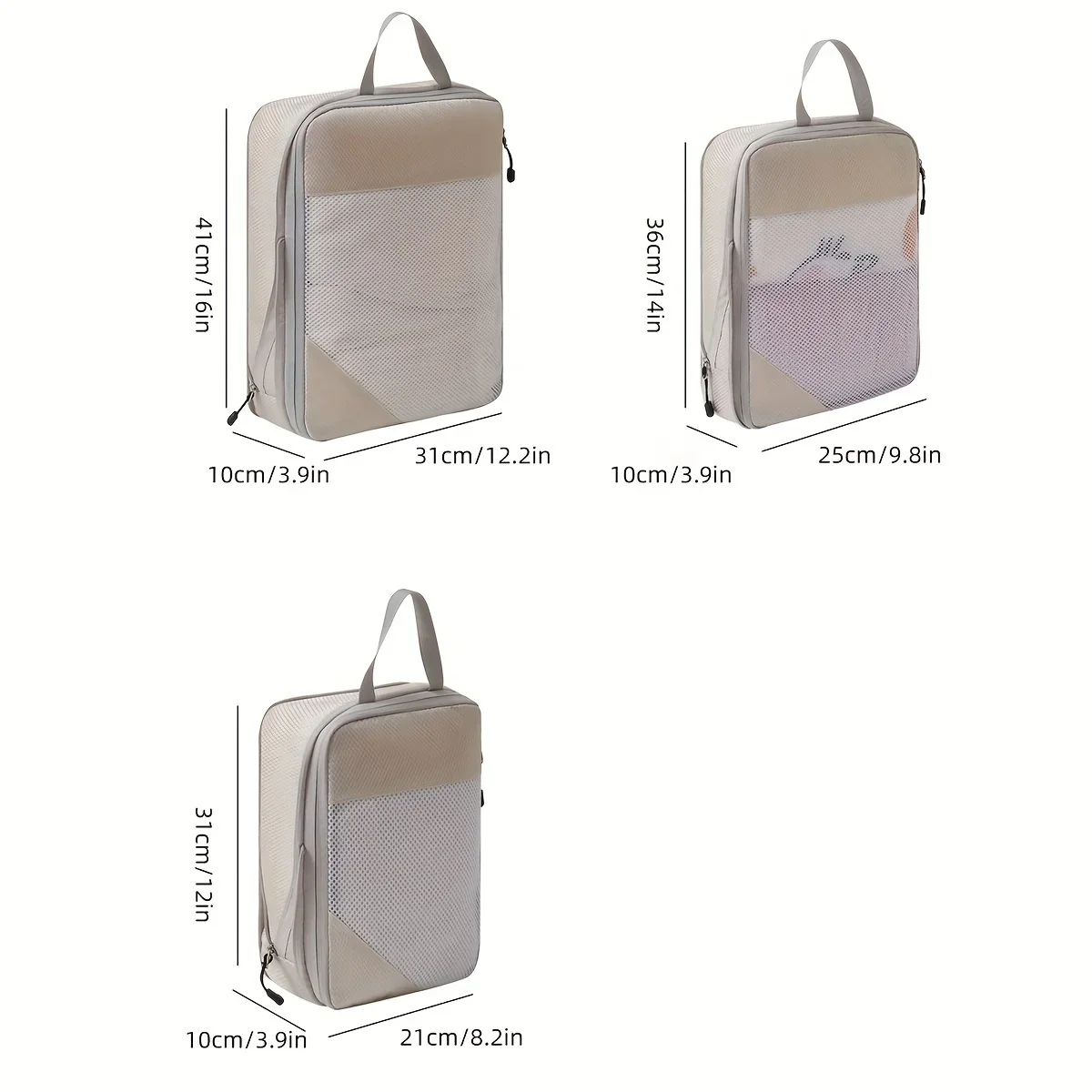3 предмета, компрессионный куб – обзор и цена Travel Accessories Packing Cubes