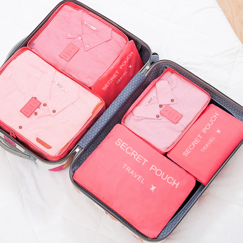 6 шт., дорожная сумка для хран – обзор и цена Travel Packing Cube