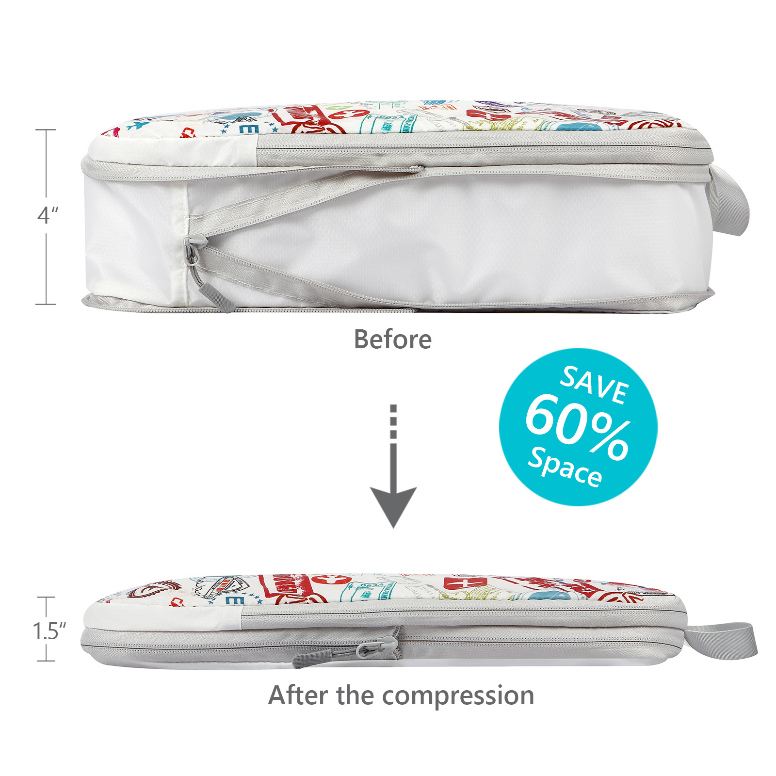 4/6 шт., дорожный компрессионн – обзор и цена Travel Accessories Packing Cubes