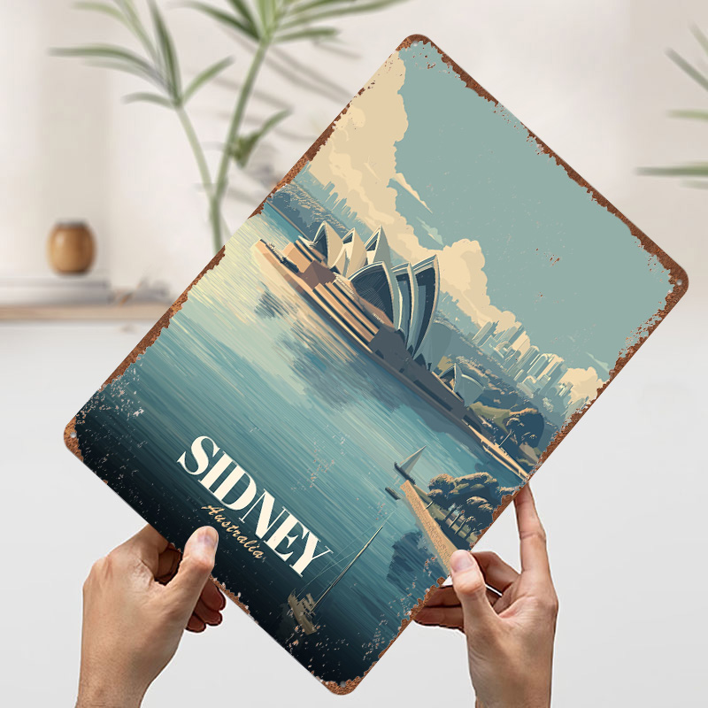 Ретро-постер «Опера в Сиднее»  – обзор и цена Travel Accessories Sydney