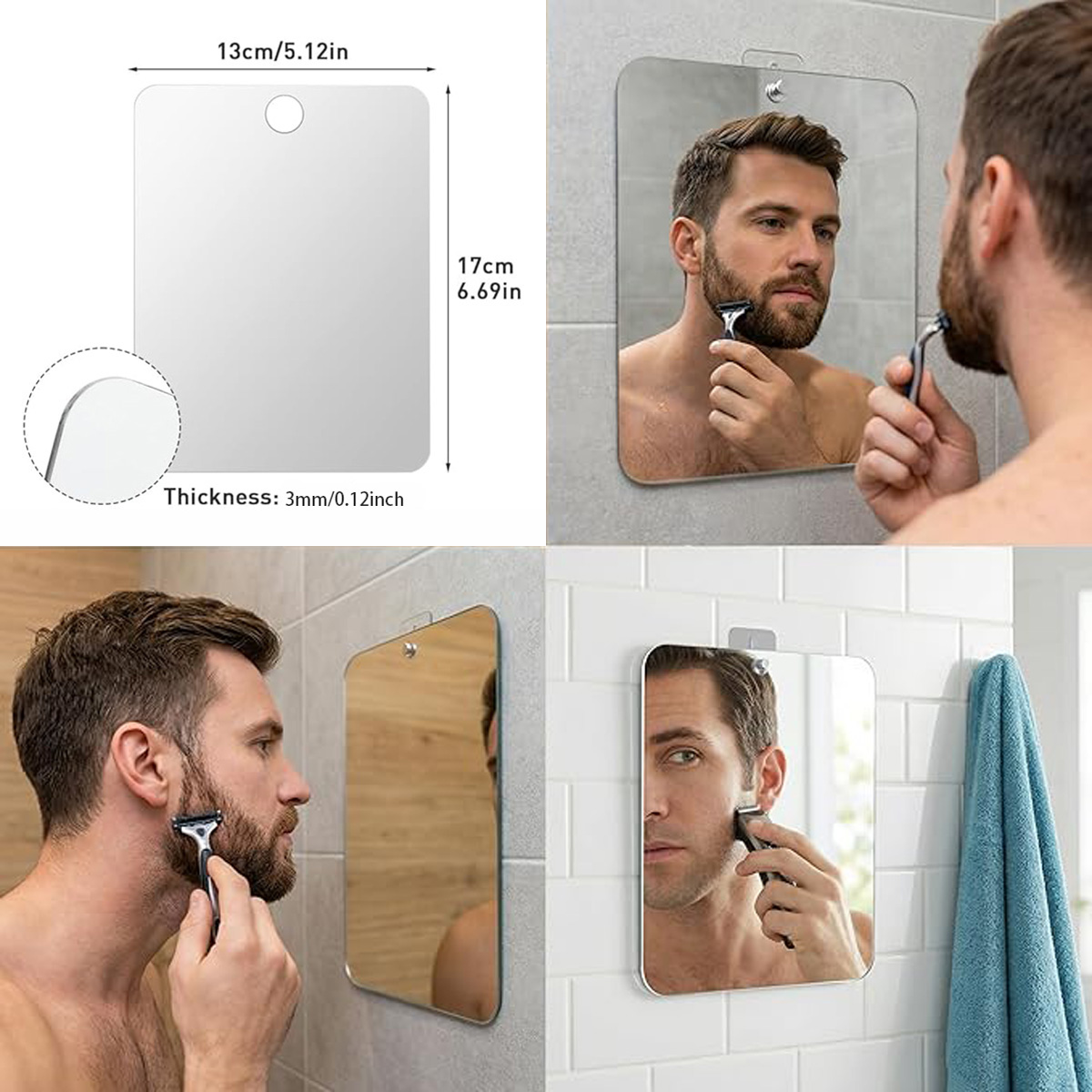 Набор акриловых зеркал без зап – обзор и цена Travel Accessories Needed