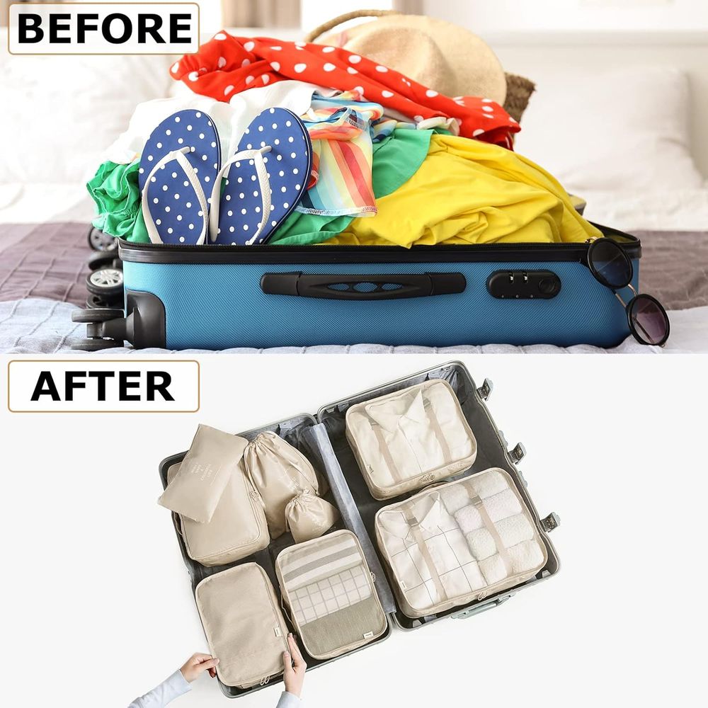 Набор органайзеров для путешес – обзор и цена Travel Accessories Packing Cubes