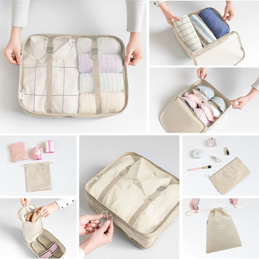 Набор органайзеров для путешес – обзор и цена Travel Accessories Packing Cubes