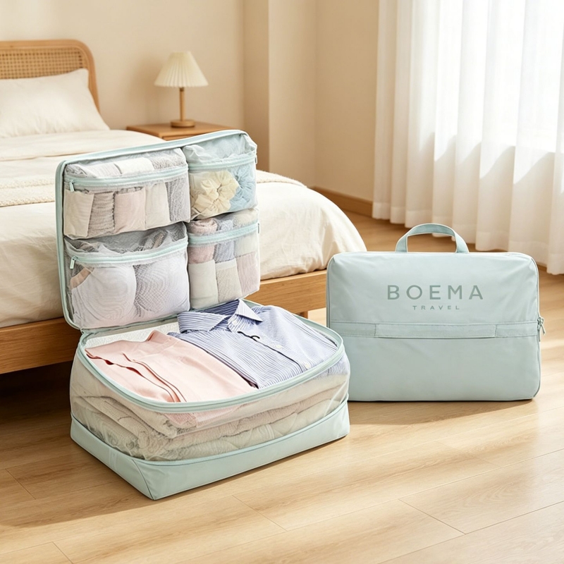 Компрессионные упаковочные куб – обзор и цена Travel Accessories Packing Cubes