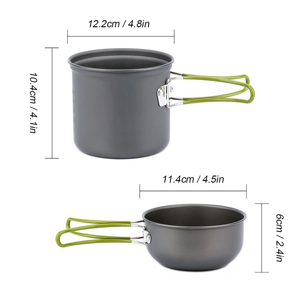 Набор посуды для кемпинга с пл – обзор и цена Travel Kitchen Accessories
