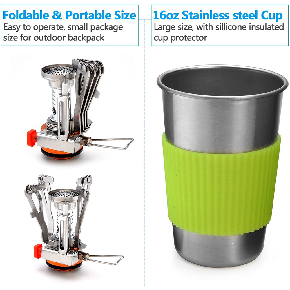 Набор посуды для кемпинга с пл – обзор и цена Travel Kitchen Accessories